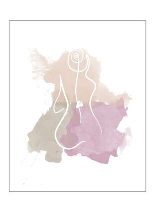 Affiche avec silhouette de femme, Poster 3 Woman Col, Packshot image number 0