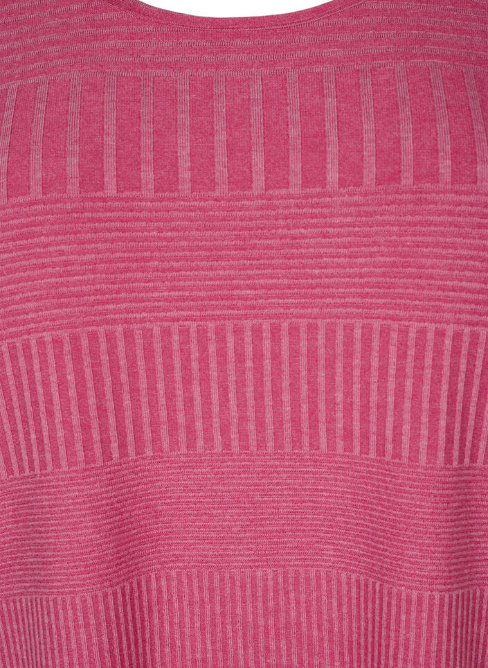 Jurk met 3/4 mouwen en strepen, Malaga Mel., Packshot image number 2