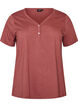 T-shirt dot&eacute; de boutons, Cuivr&eacute;, Packshot image number 0