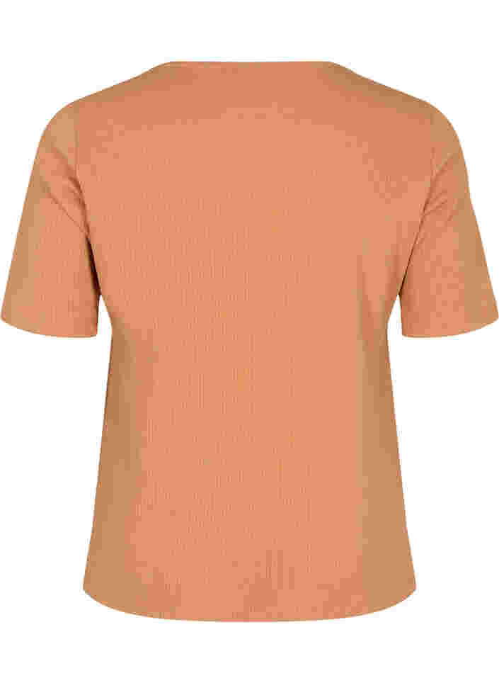 T-shirt, Pecan Brown, Packshot image number 1