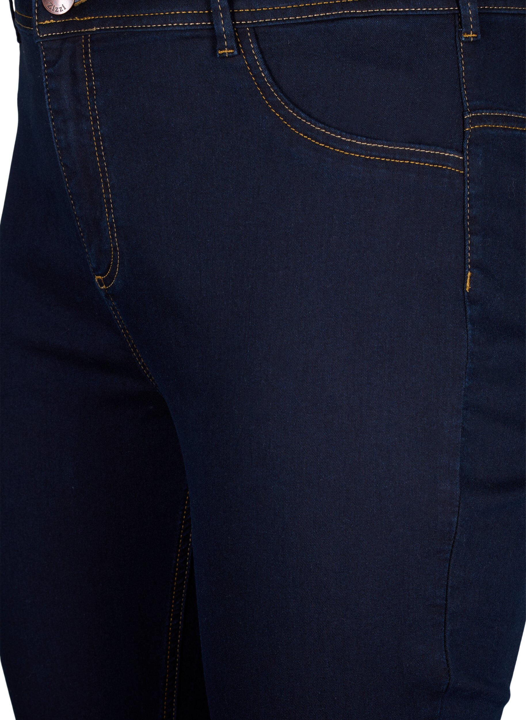 ZizziSuper strakke Amy jeans met hoge taille, Blauw, Packshot image number 2