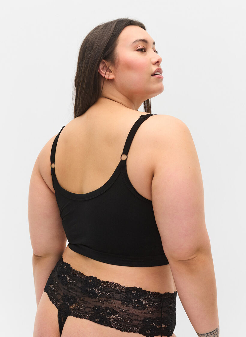 2-pack g-string onderbroeken, Zwart, Model image number 1