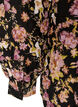 Blouse avec imprim&eacute; floral et volants, Noir, Packshot image number 3
