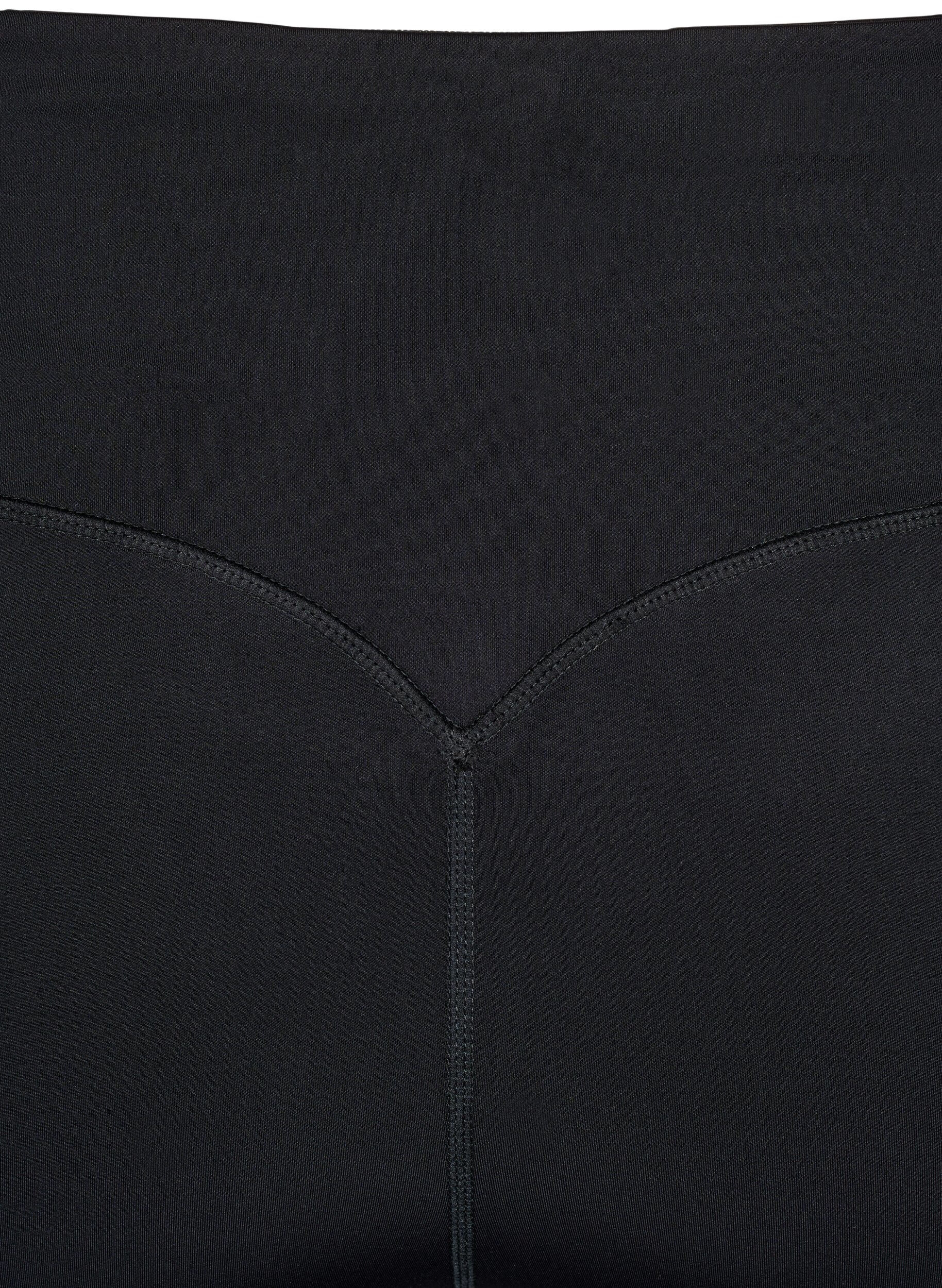 ZizziCORE, Squat-proof 3/4 workout leggings met zak, Zwart, Packshot image number 3