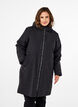 Functionele parka met reflecterende details, Black, Model image number 0