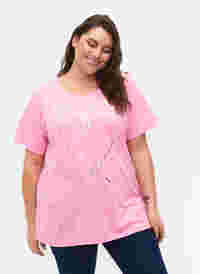 FLASH - T-shirt met motief, Begonia Pink, Model