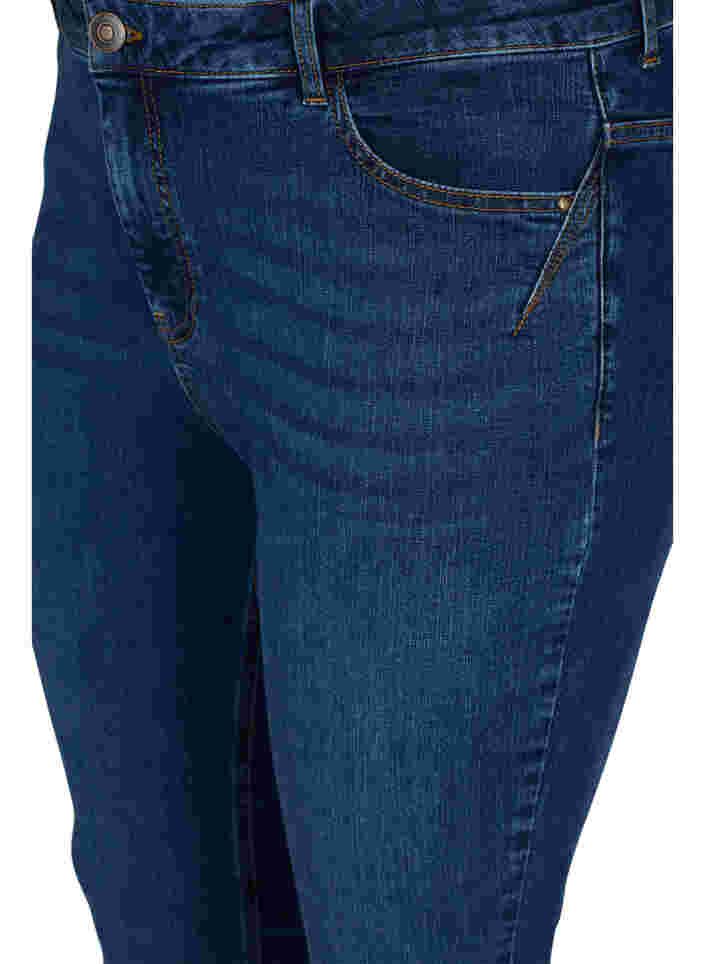 Super slanke Amy jeans met hoge taille, Blue denim, Packshot image number 2