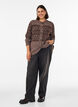 Cardigan &agrave; motif jacquard, Marron, Model image number 1