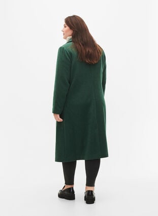 Manteau avec boutons et poches, Trekking Green Mel, Model image number 1