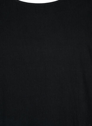 FLASH - Tunique à manches courtes en coton, Black, Packshot image number 2