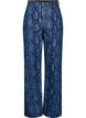 Emily jeans met slangenprint, Blauw, Packshot image number 0