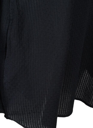 Mouwloze tuniek in katoen, Black, Packshot image number 3