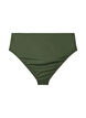 High-waisted Tai bikinislip met gouden detail, Groen, Packshot image number 1