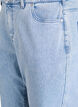 Gestreepte jeans met een rechte pasvorm, Blauw, Packshot image number 2