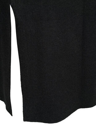Cardigan en tricot rayé en mélange de viscose, Black w. Birch, Packshot image number 3