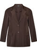 Blazer met zakken en splitten, Bruin, Packshot image number 0