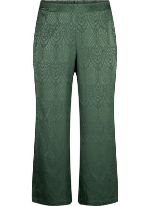 Pantalon avec motif texturé, Duck Green, Packshot image number 0