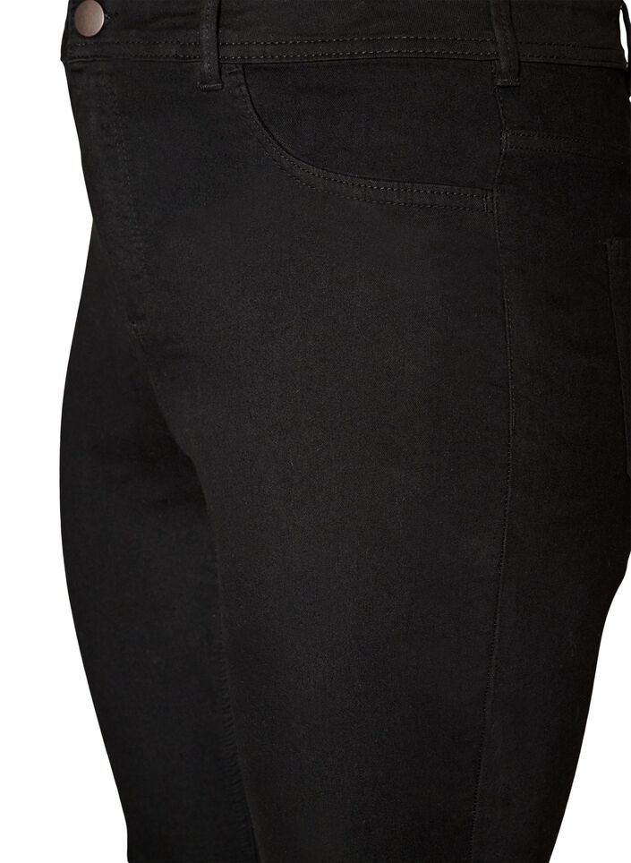 Amy super slim-fit jeans met hoge taille, Zwart, Packshot image number 2