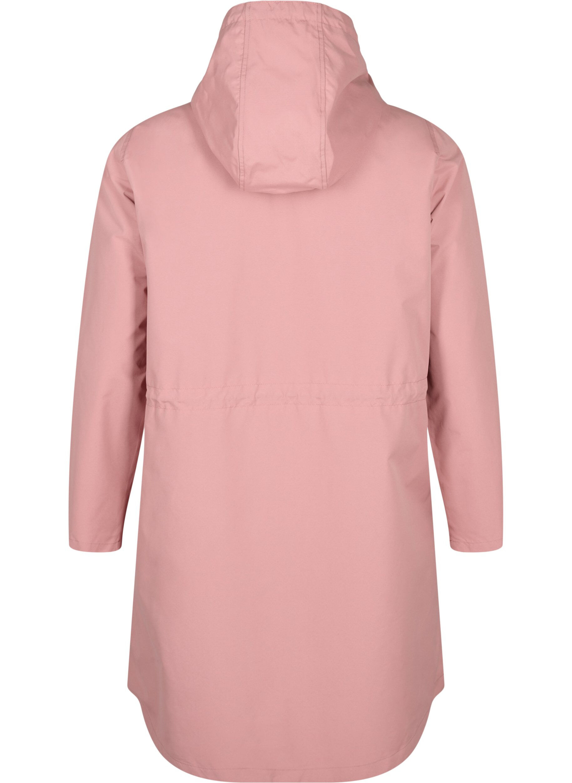 Zizzi FLASH - Parka imperm&eacute;able avec capuche, Ash Rose, Packshot image number 1