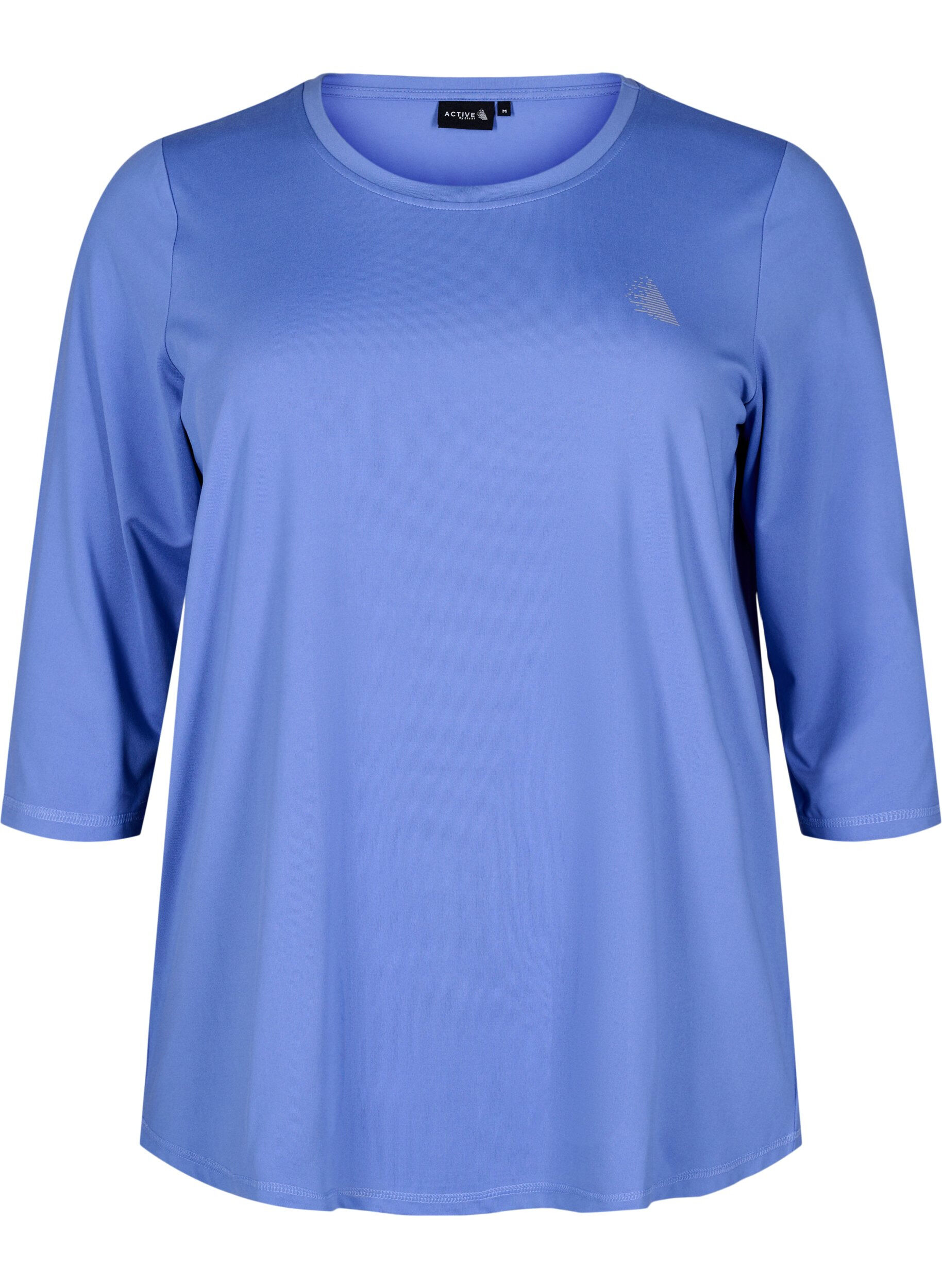 ZizziSporttop met 3/4 mouwen, Blauw, Packshot image number 0