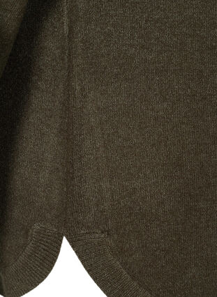 Top en tricot à manches longues avec détails, Forest Night Mel., Packshot image number 3