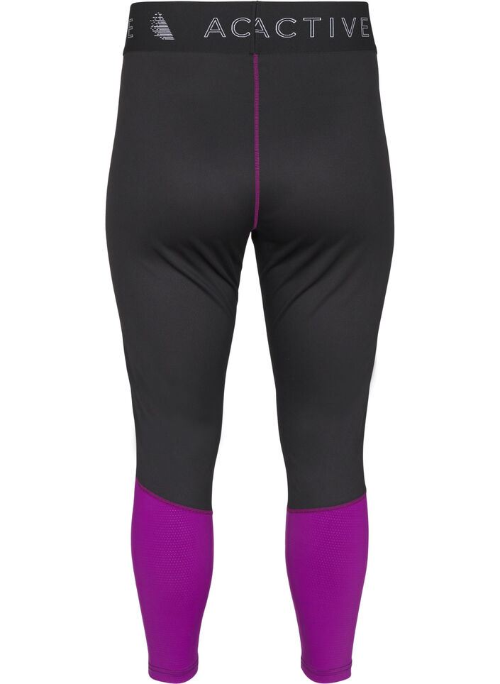Baselayer broek met contrastdetails, Black w. Charisma, Packshot image number 1