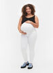 Jegging de grossesse en coton, White, Model image number 0
