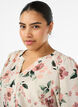 Robe midi avec smocks et boutons d&eacute;coratifs, Beige, Model image number 2