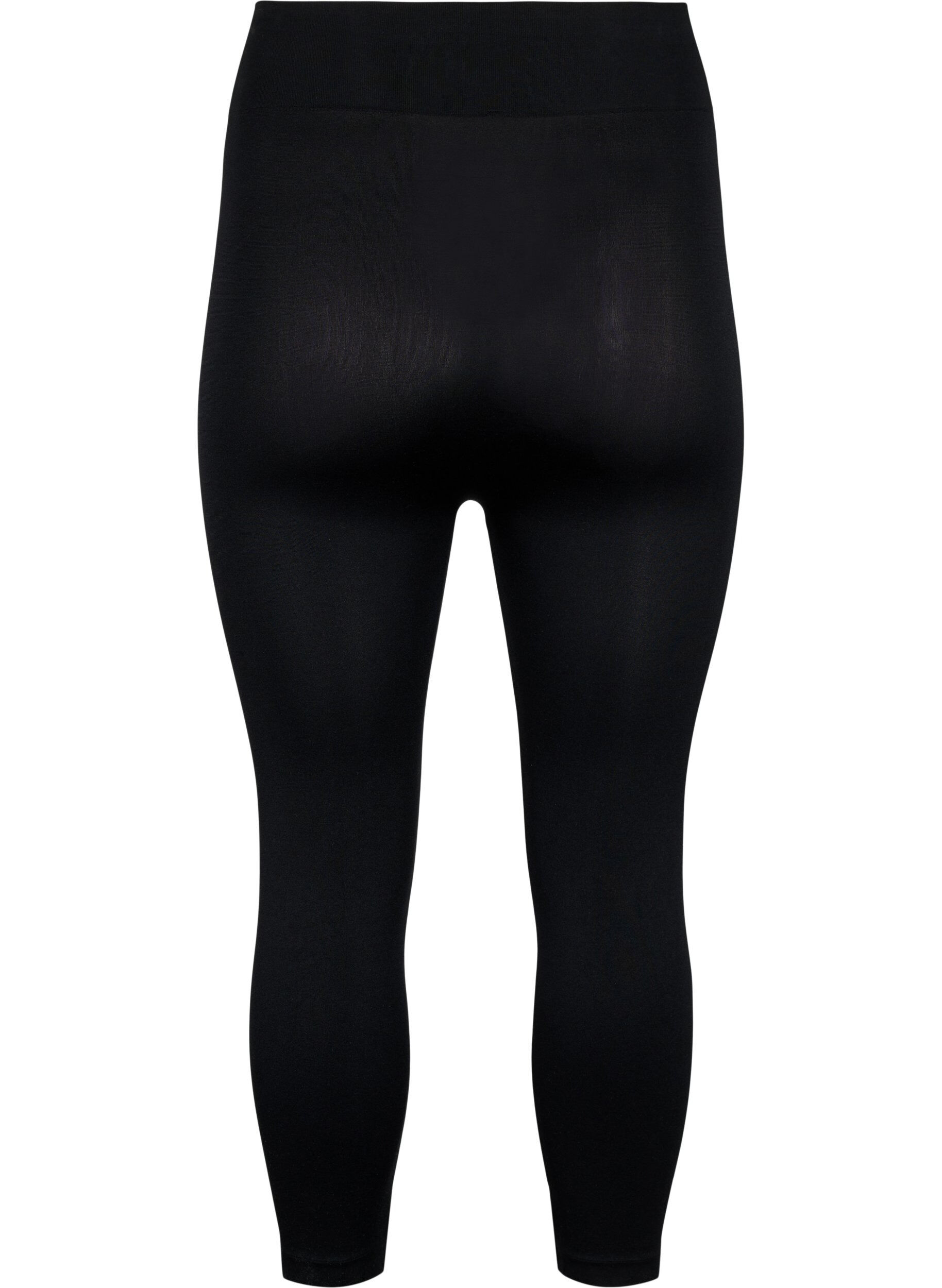 ZizziNaadloze 3/4 legging, Zwart, Packshot image number 1