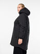 Parka matelass&eacute;e l&eacute;g&egrave;re &agrave; capuche, Noir, Model image number 3