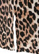 Robe &agrave; col en V en viscose, Marron, Packshot image number 3