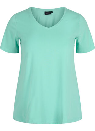 T-shirt basique, Dusty Jade Green, Packshot image number 0