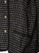 Veste en boucl&eacute; avec boutons dor&eacute;s, Noir, Packshot image number 3