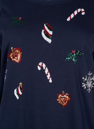 Sweatshirt de Noël, N. Sky X-MAS DECO, Packshot image number 2