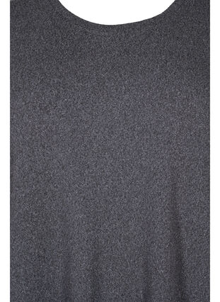 Robe à manches longues avec détails en perles, Dark Grey Melange, Packshot image number 2