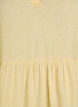 Robe A-line longueur genou en lin et viscose, Jaune clair, Packshot image number 2