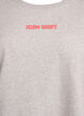 Sweat ample avec d&eacute;tails contrastants sur les manches, Gris clair, Packshot image number 2