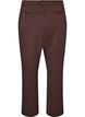 Hoogtailleerde pantalon met rechte pasvorm, Bruin, Packshot image number 1