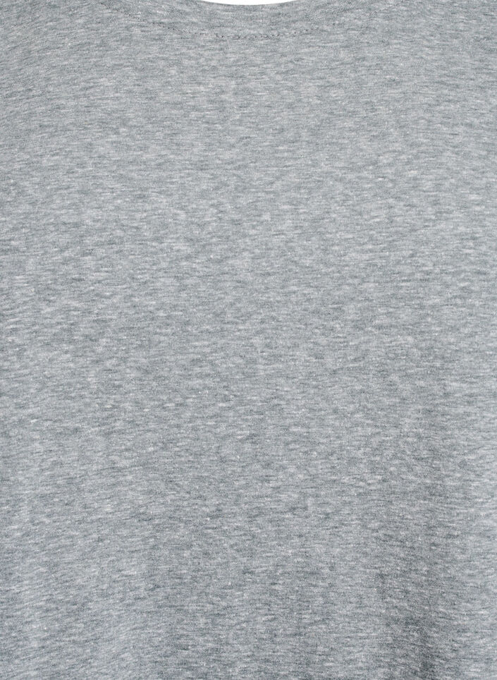 Gemêleerd T-shirt met korte mouwen, Groen, Packshot image number 2