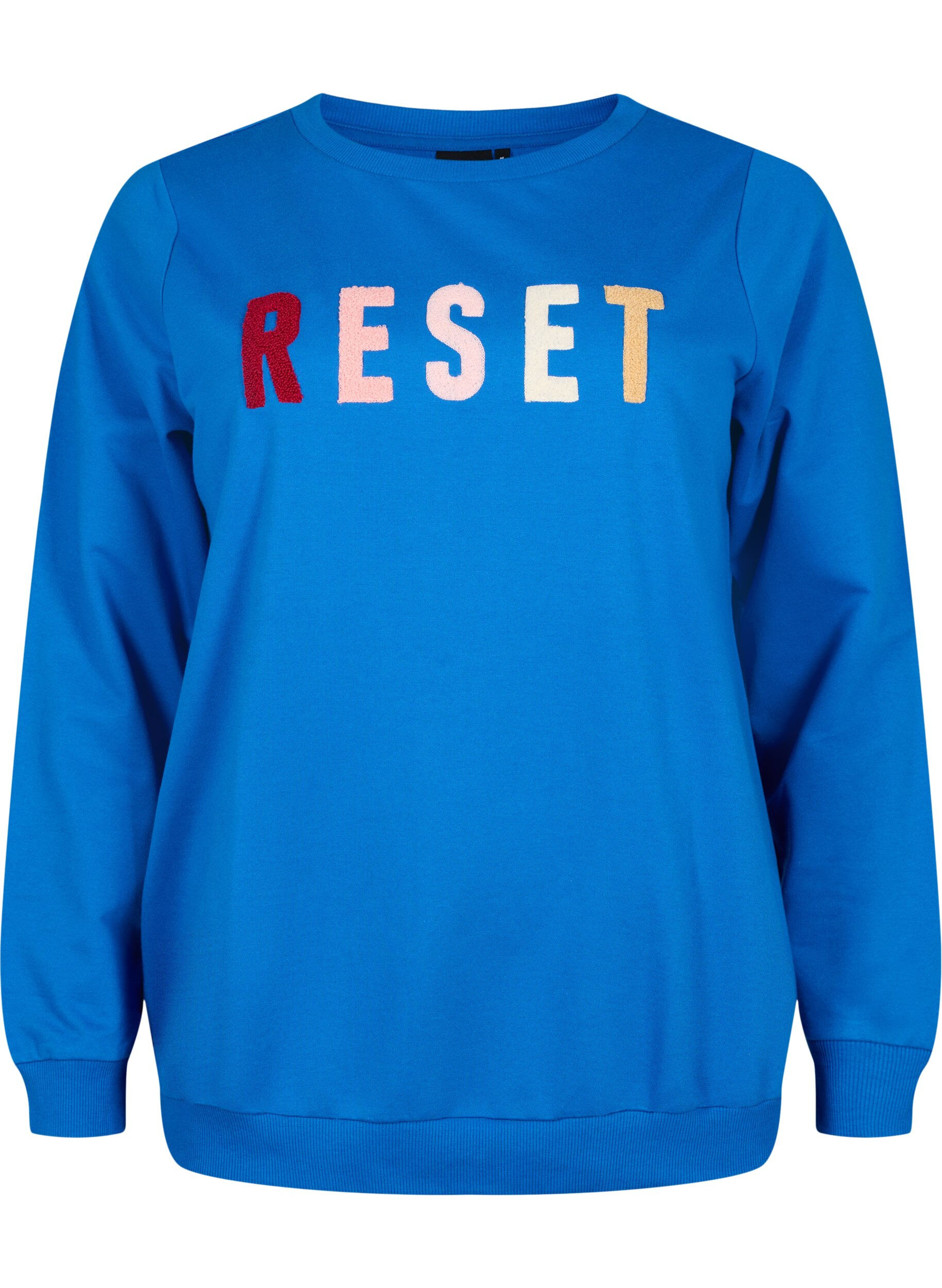 ZizziSweatshirt met tekst, Victoria b. W. Reset, Packshot image number 0