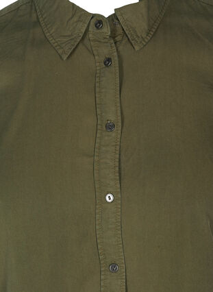 Lange blouse van lyocell, Tarmac, Packshot image number 2