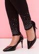 Hoge taille Amy jeans met strass steentjes, Black, Model image number 3