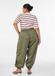 Ballonbroek met zakken en een elastische tailleband, Groen, Model image number 1