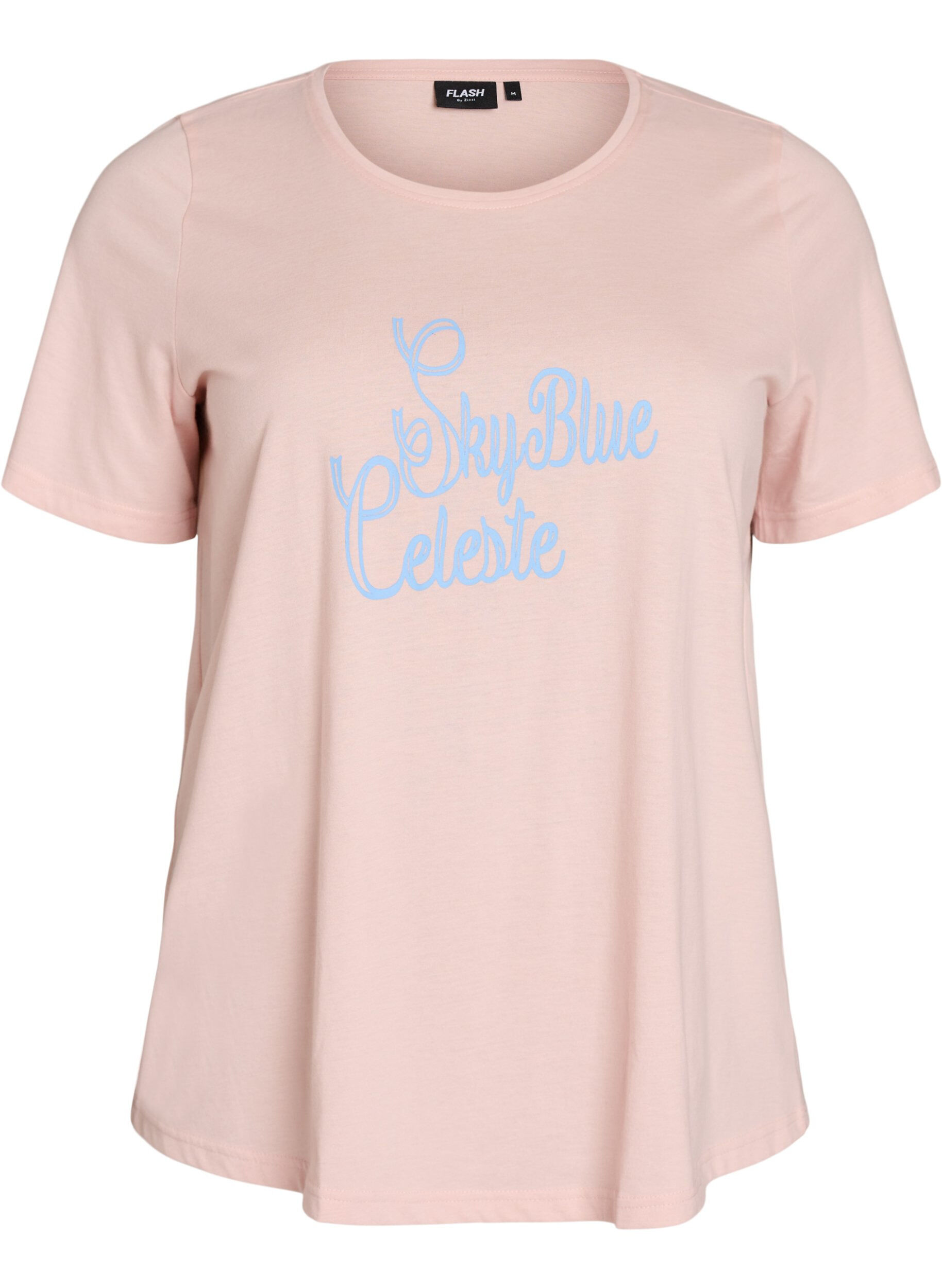 ZizziT-shirt met print, Rood, Packshot image number 0