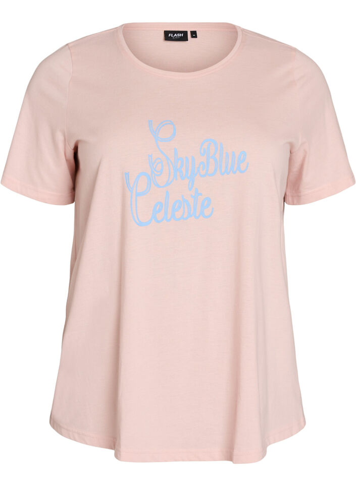 T-shirt met print, Rood, Packshot image number 0