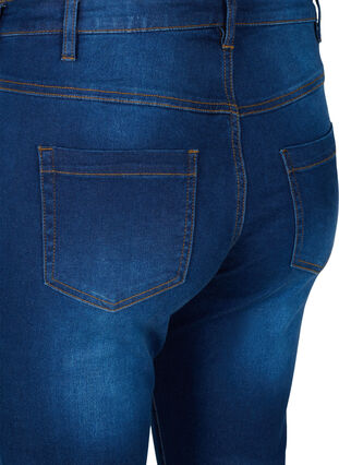 Jeans Emily Slim fit à taille régulière, Blue Denim, Packshot image number 3