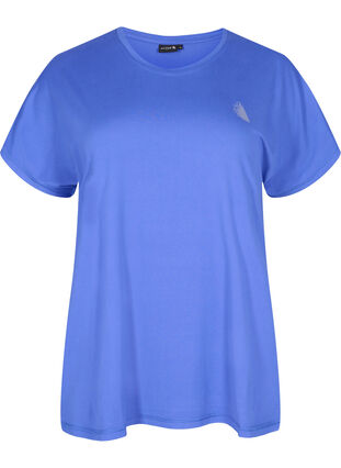 Effen sportshirt, Dazzling Blue, Packshot image number 0