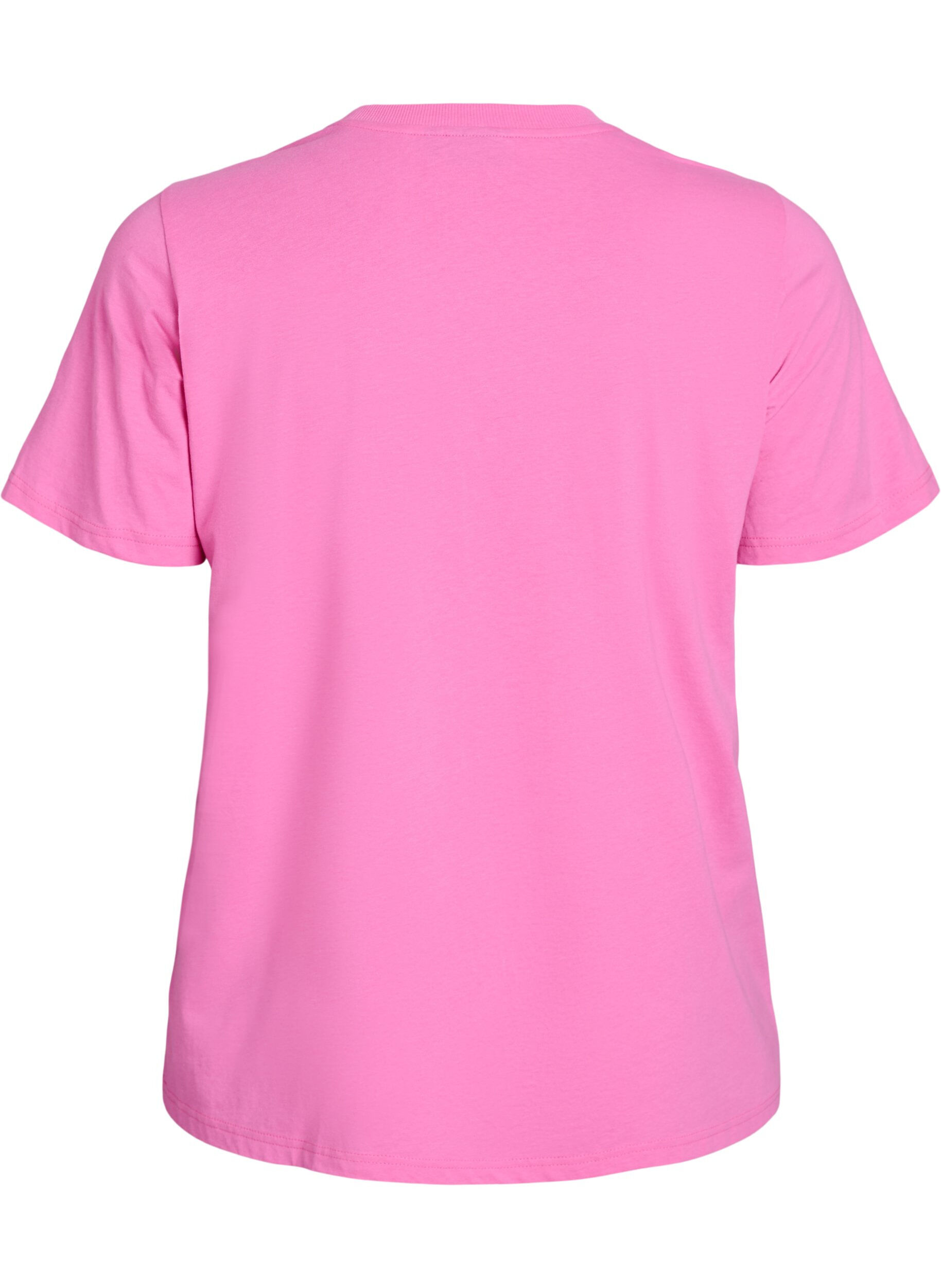 ZizziT-shirt met een grafisch zomermotief, Roze, Packshot image number 1