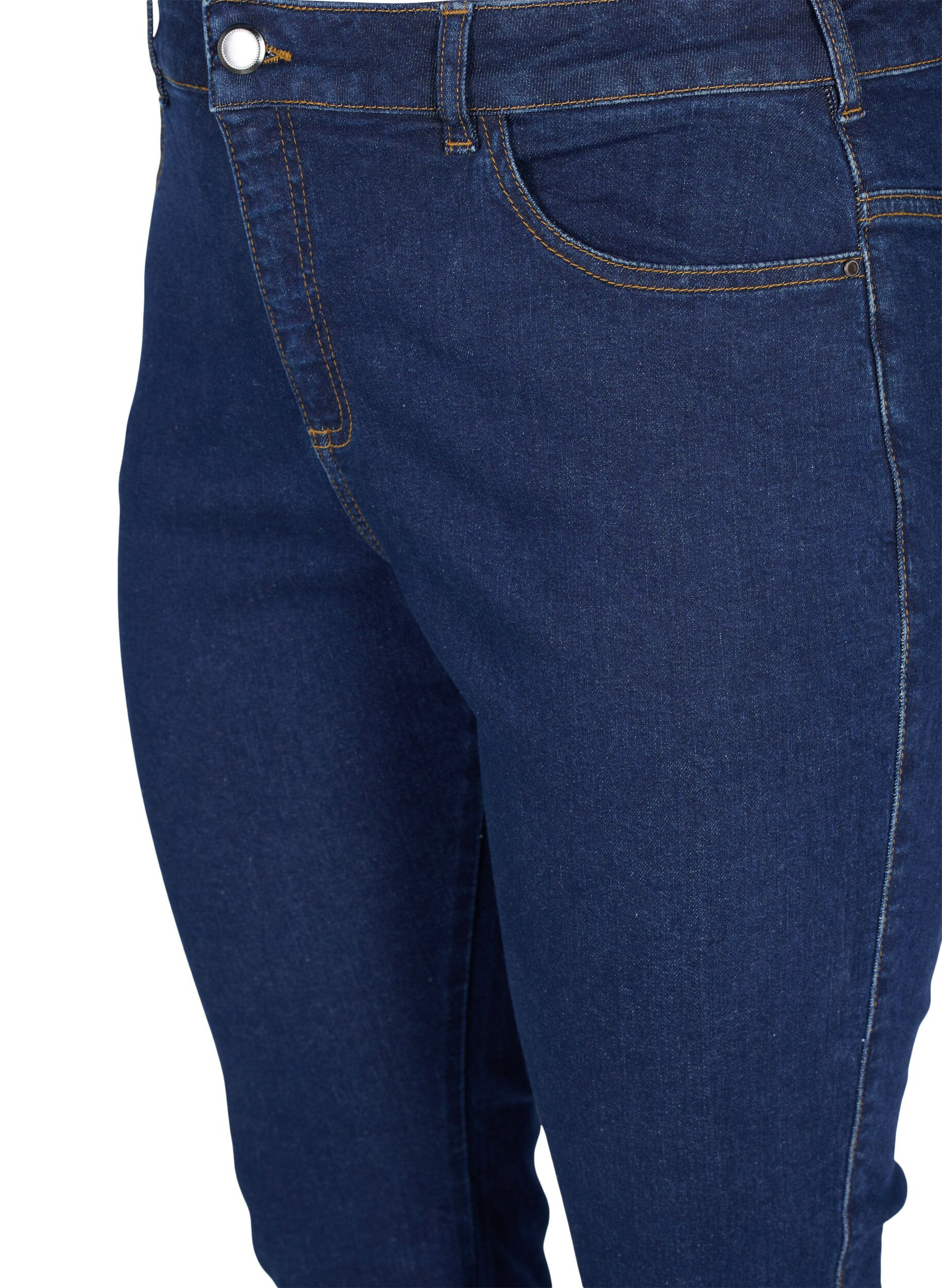 ZizziEllen bootcut jeans met hoge taille, Blauw, Packshot image number 2