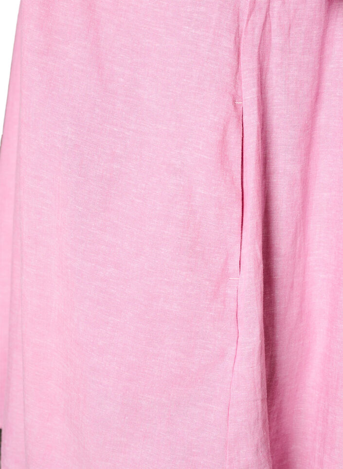 Tuniek van linnen en viscose met A-vorm, 2169, Packshot image number 3